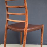 Niels O Moller's series of 5 chairs in Rio rosewood