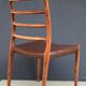 Serie de 5 chaises de Niels O Moller en palissandre de Rio