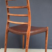 Niels O Moller's series of 5 chairs in Rio rosewood