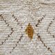 Large Moroccan rug made of natural wool, dimensions 250x150 cm, handmade.