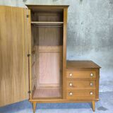 Vintage asymmetrical wardrobe