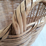 Large wicker basket / rattan - Rattan pan / wicker XXL