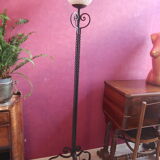 Wrought iron floor lamp