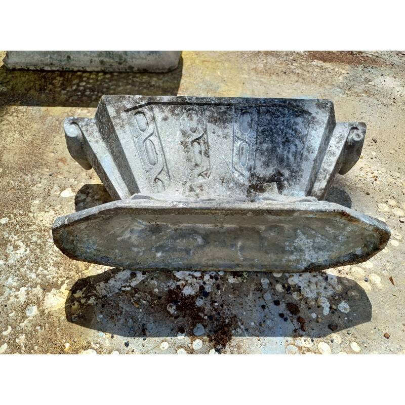 3 cast iron planters 1900: Charleville - Mézières