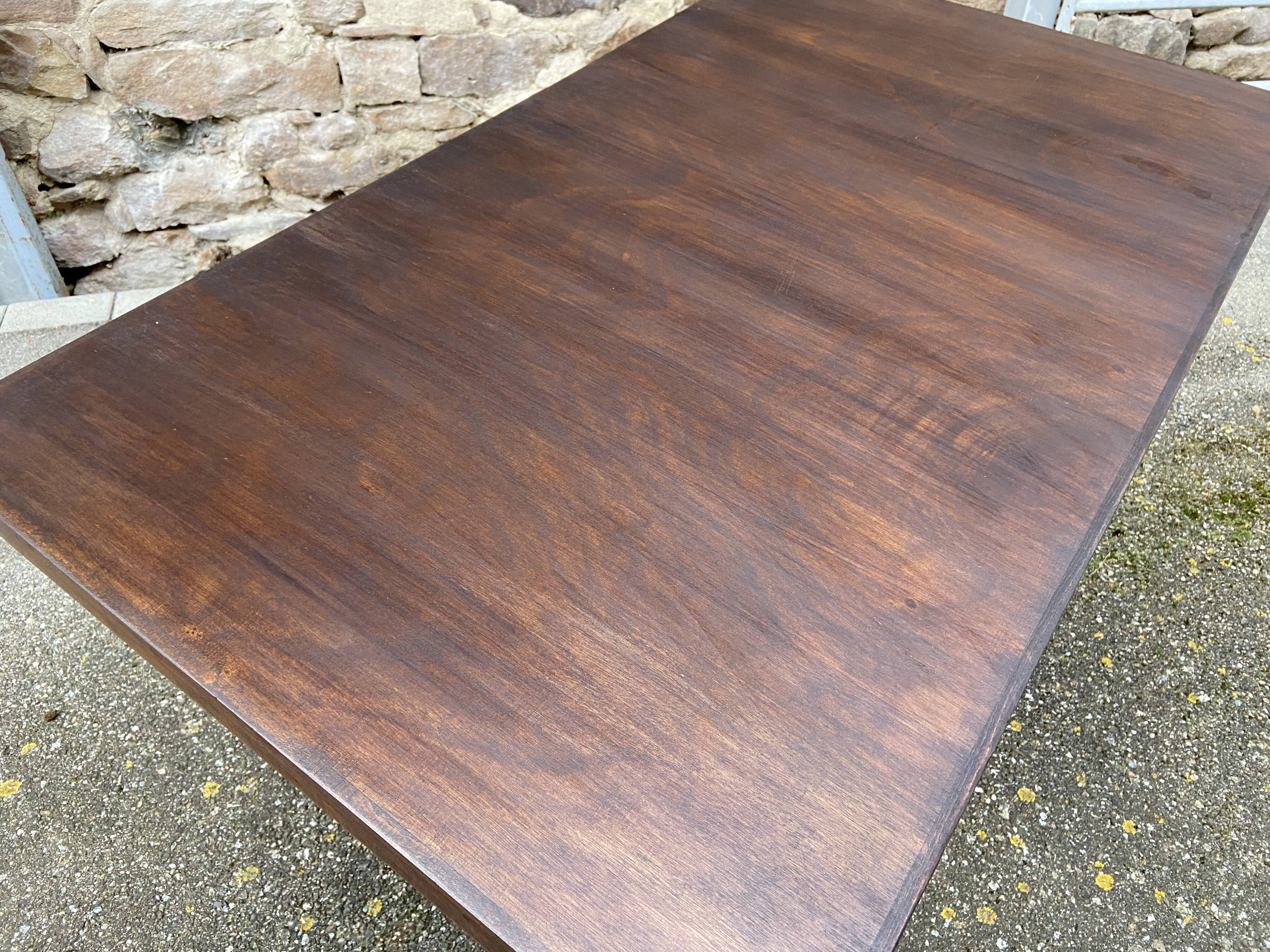 table de café bois courbé