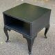 Louis XV black bedside table in baroque style