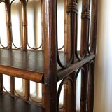 Rattan shelf