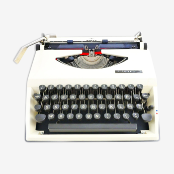 Machine à écrire Triumph Adler Tippa blanche