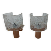 Pair of 60s wall lights