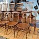 Baumann Tacoma model / series of 12 western chairs: Nordic-inspired design