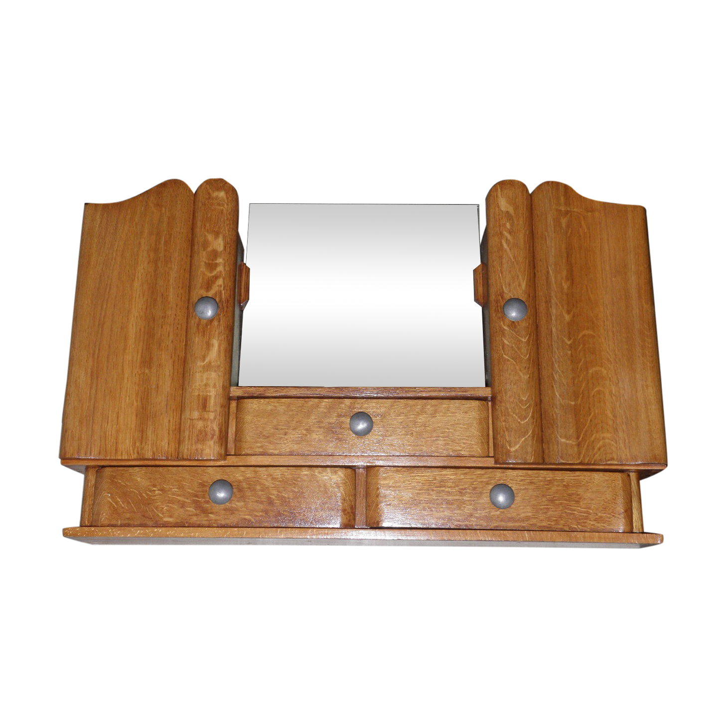 Extended stand cabinet storage cabinet wooden makeup with mirror