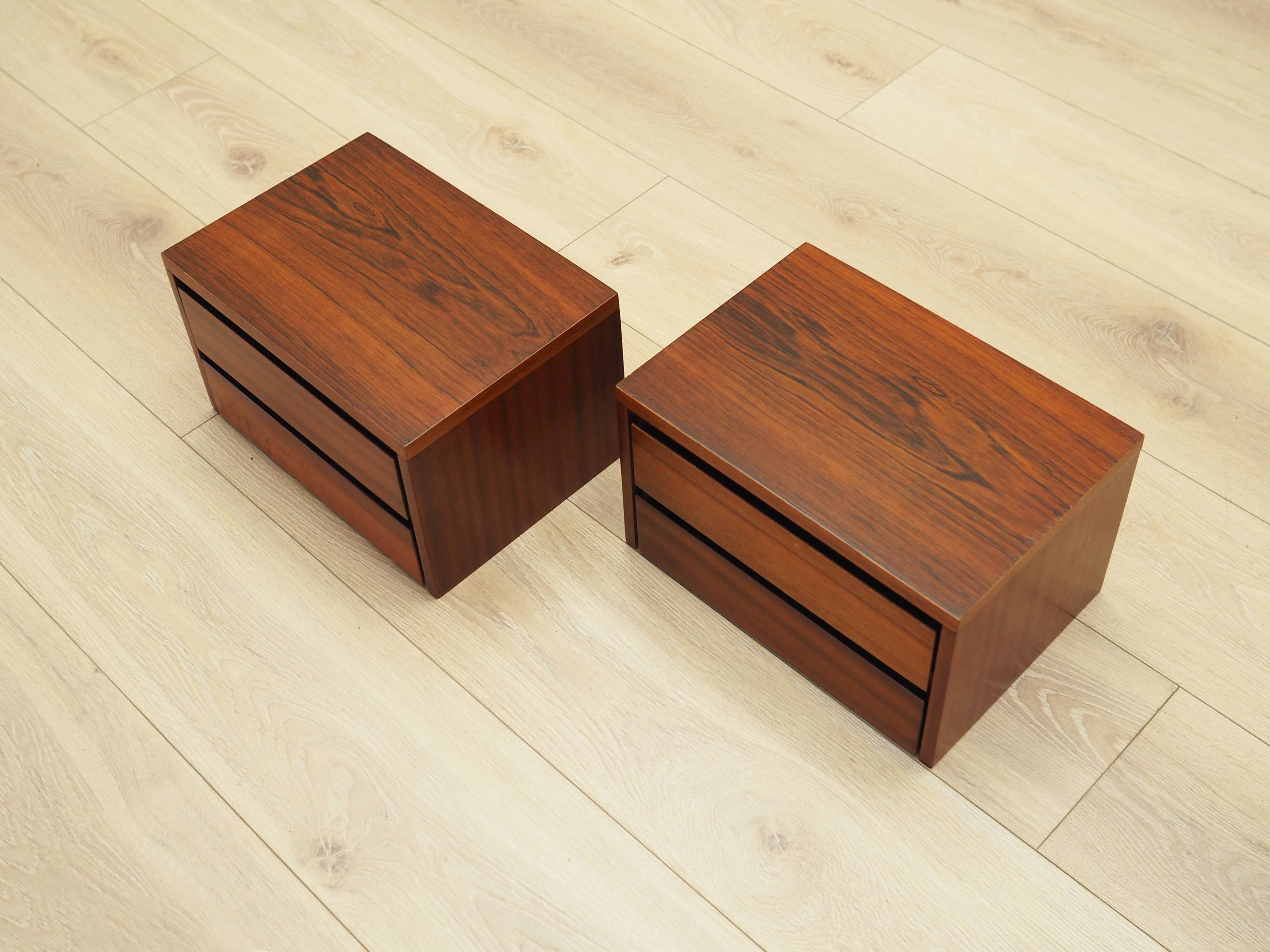 Set of two wall cabinets, Danish design, 1970s, production: Denmark