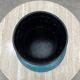 Accolay vase, blue Gallic ceramic, 1960s
