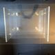 Desserte design David Lange – plexiglas & verre – années 70