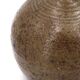 Lampe boule de potier en grès pyrité de Guy Baudat, années 70