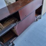 Vintage stereo bar cabinet