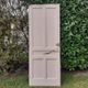 Old solid wood entrance door H225xW86cm right-hand push