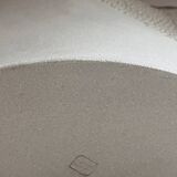 XL square ceramic vase with texture