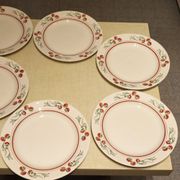 6 small Villeroy & Boch art-deco plates