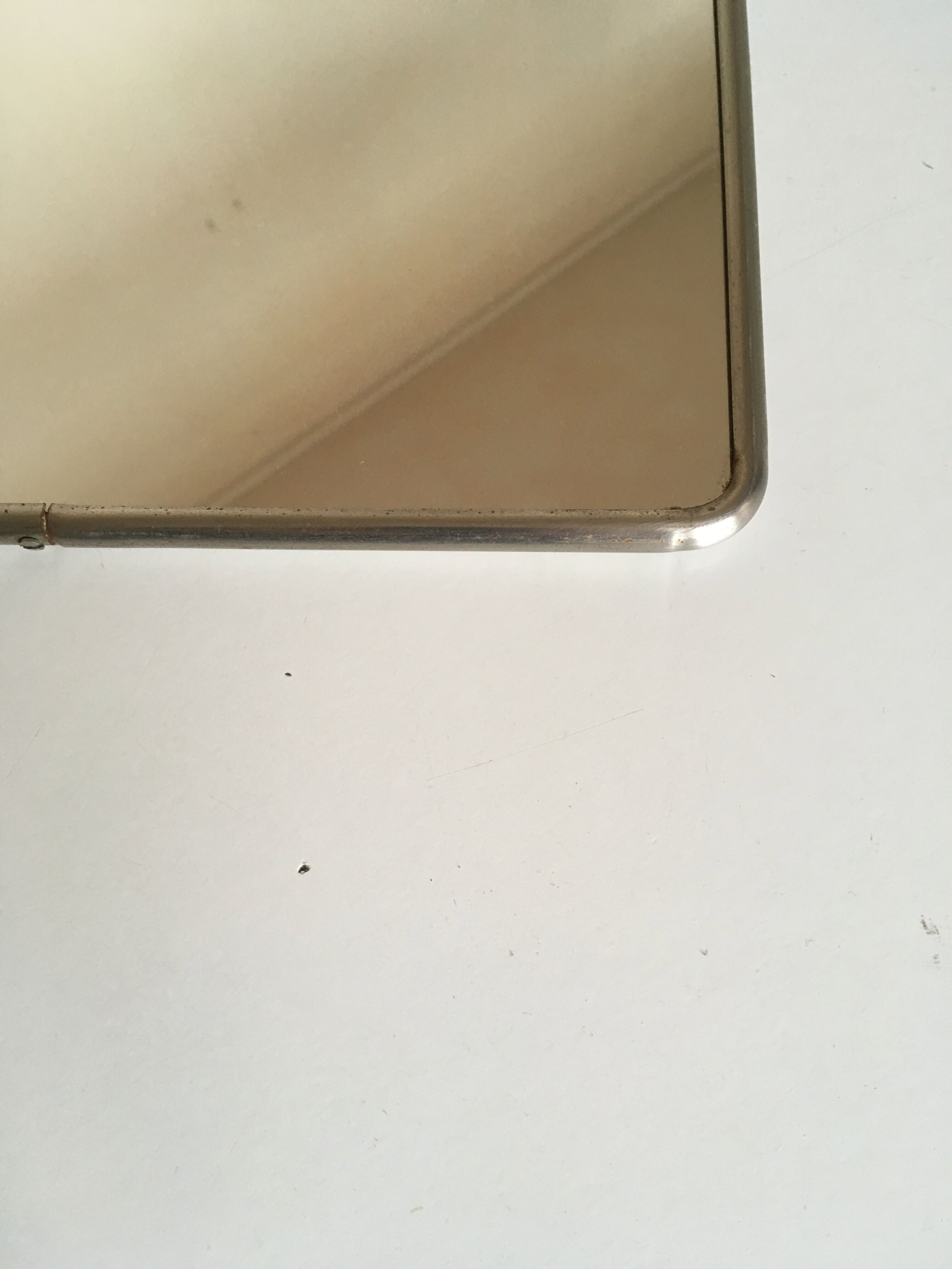 Barbershop mirror to hang 60 chrome plated 30,5x24,5cm