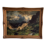 Old landscape painting