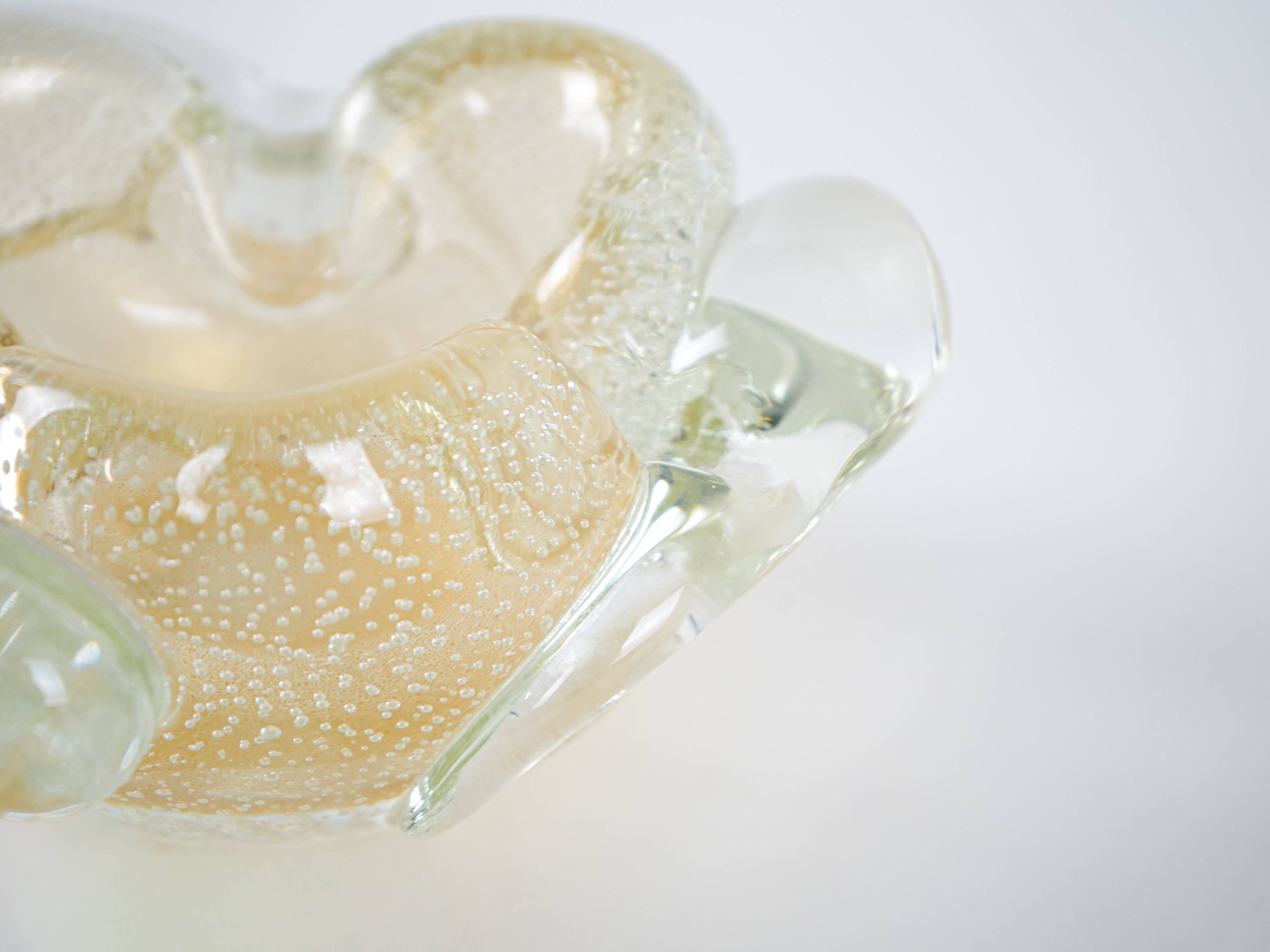 Ashtray, Murano glass, 1960s, made in Italy