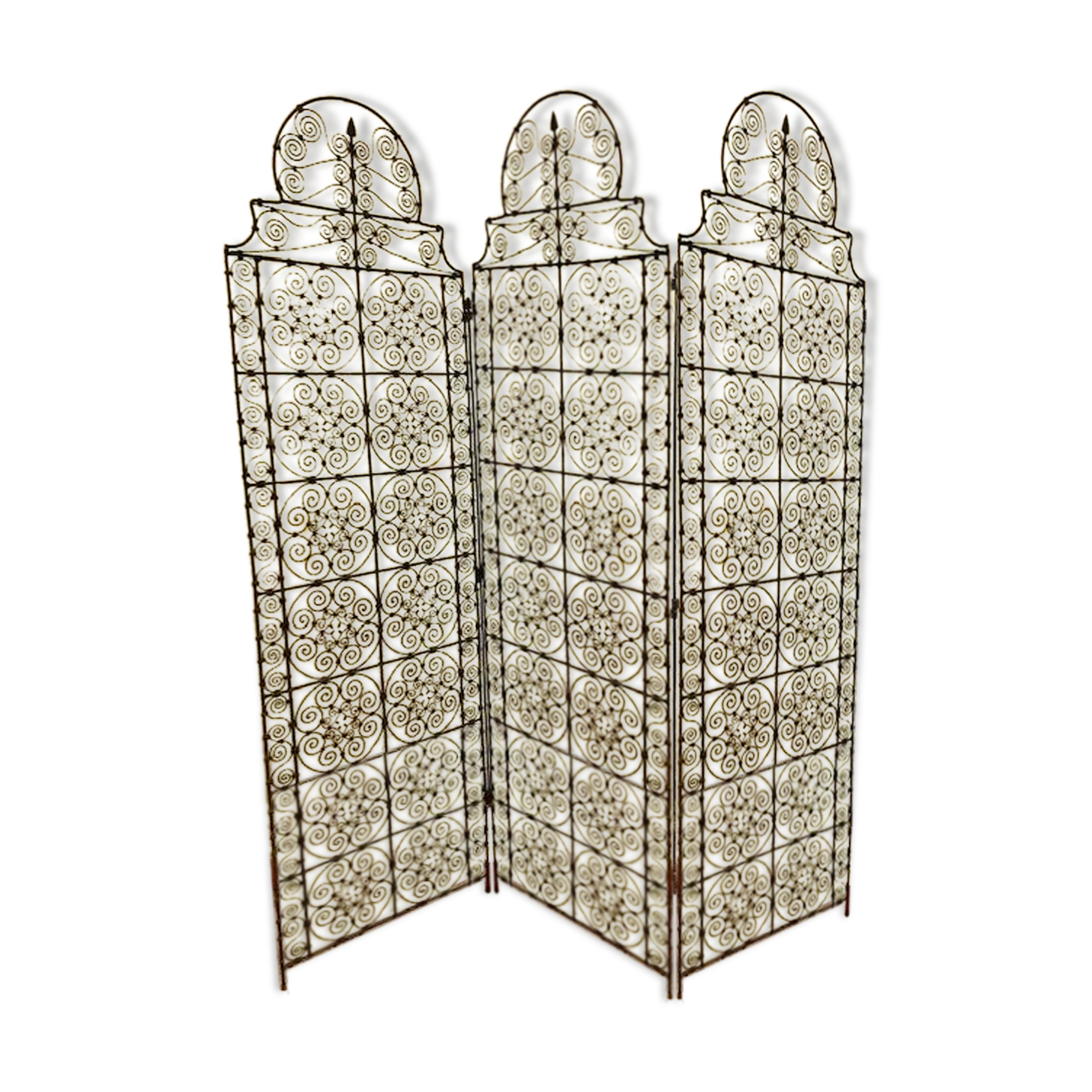 Wrought iron screen