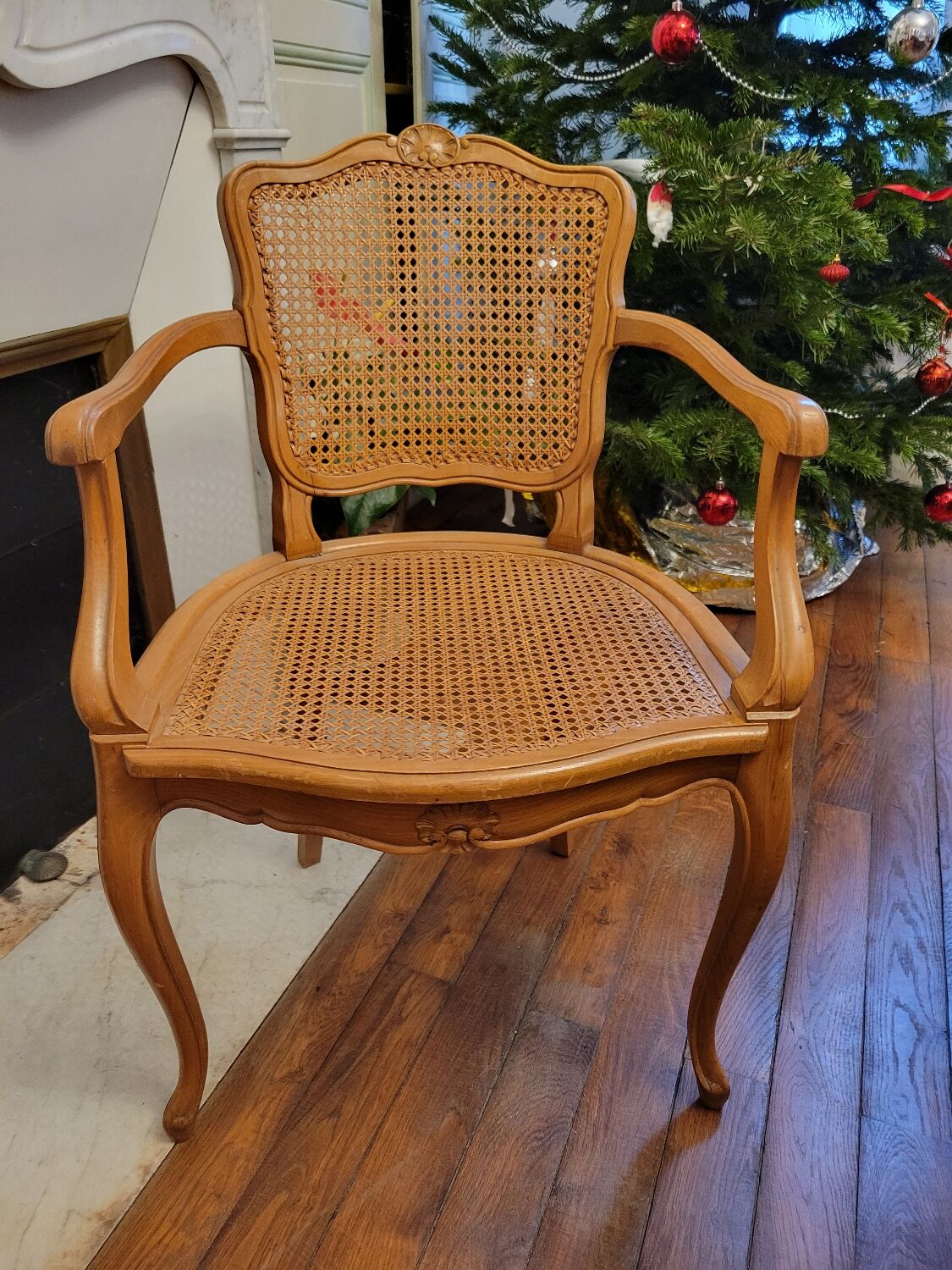 Louis XV cane chair