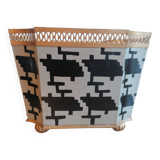 indoor planter made of painted sheet metal