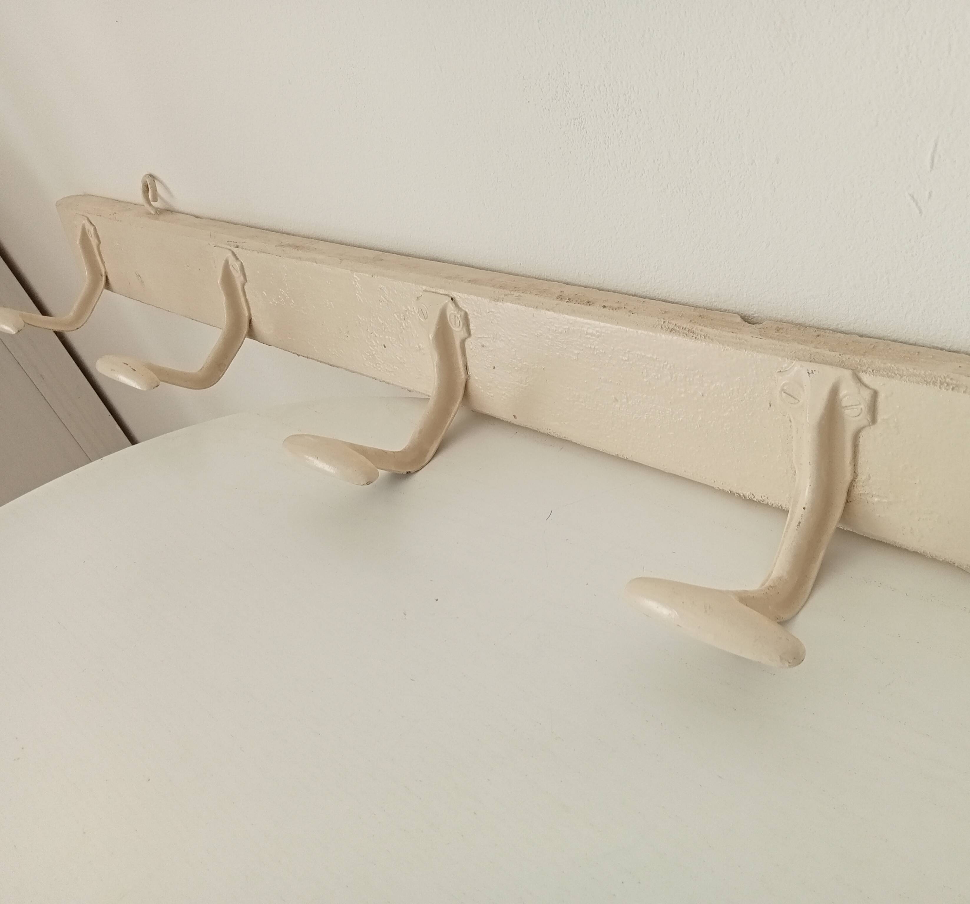 Vintage school coat rack from the 60s/70s