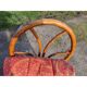 4 vintage rattan chairs