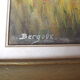 Peinture sur toile signé bergoux