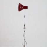 1970s Red Adjustable Floor or Table Lamp, Czechoslovakia