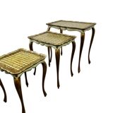 Set of 3 vintage nesting tables / side tables