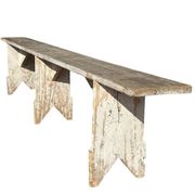 Pair of Bordeaux winemaker benches, France, 50s