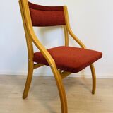 Vintage Dining Chairs by Ludvík Volák for Dřevopodnik Holešov, 1960’s, Set of 2