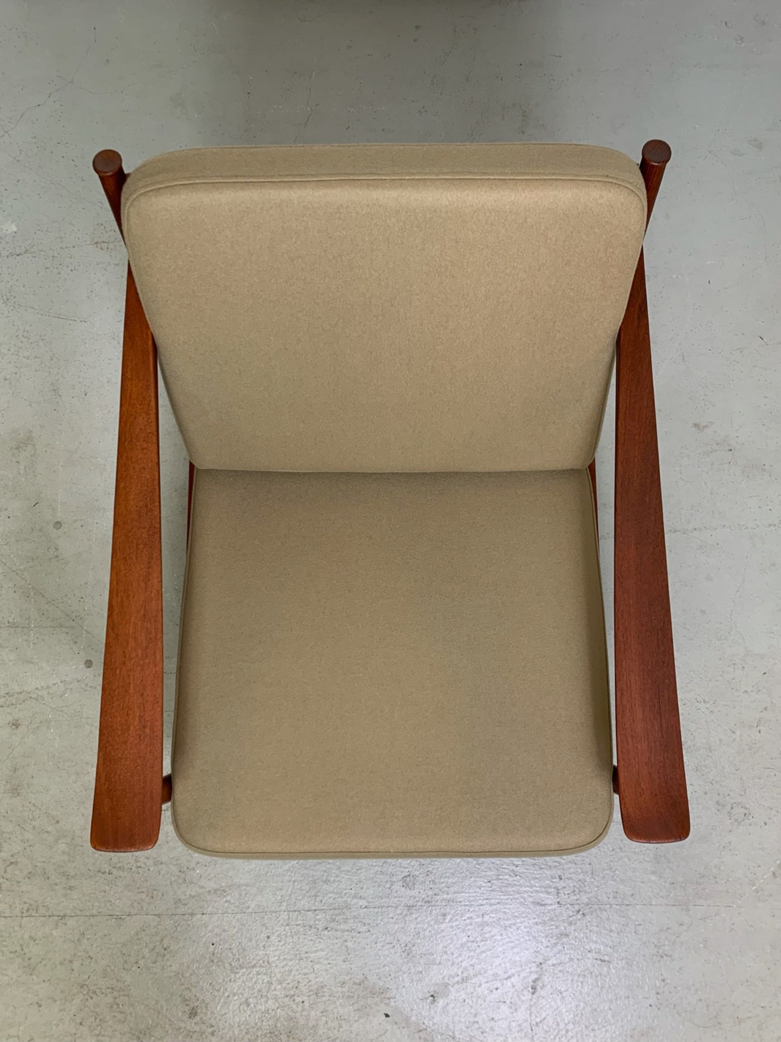 Danish teak easy FD 130 chair by Peter Hvidt & Orla Mølgaard