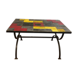 Ceramic coffee table by Cloutier