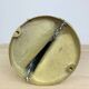 XXL vintage brass antelope head sculpture