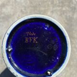 Pretty little vase, enamelled bfk boch and brother