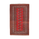 Vintage Pakistani carpet Lahore handmade 80cm x 130cm 1960s, 1C720