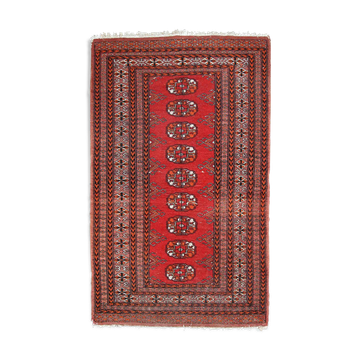 Vintage Pakistani carpet Lahore handmade 80cm x 130cm 1960s, 1C720
