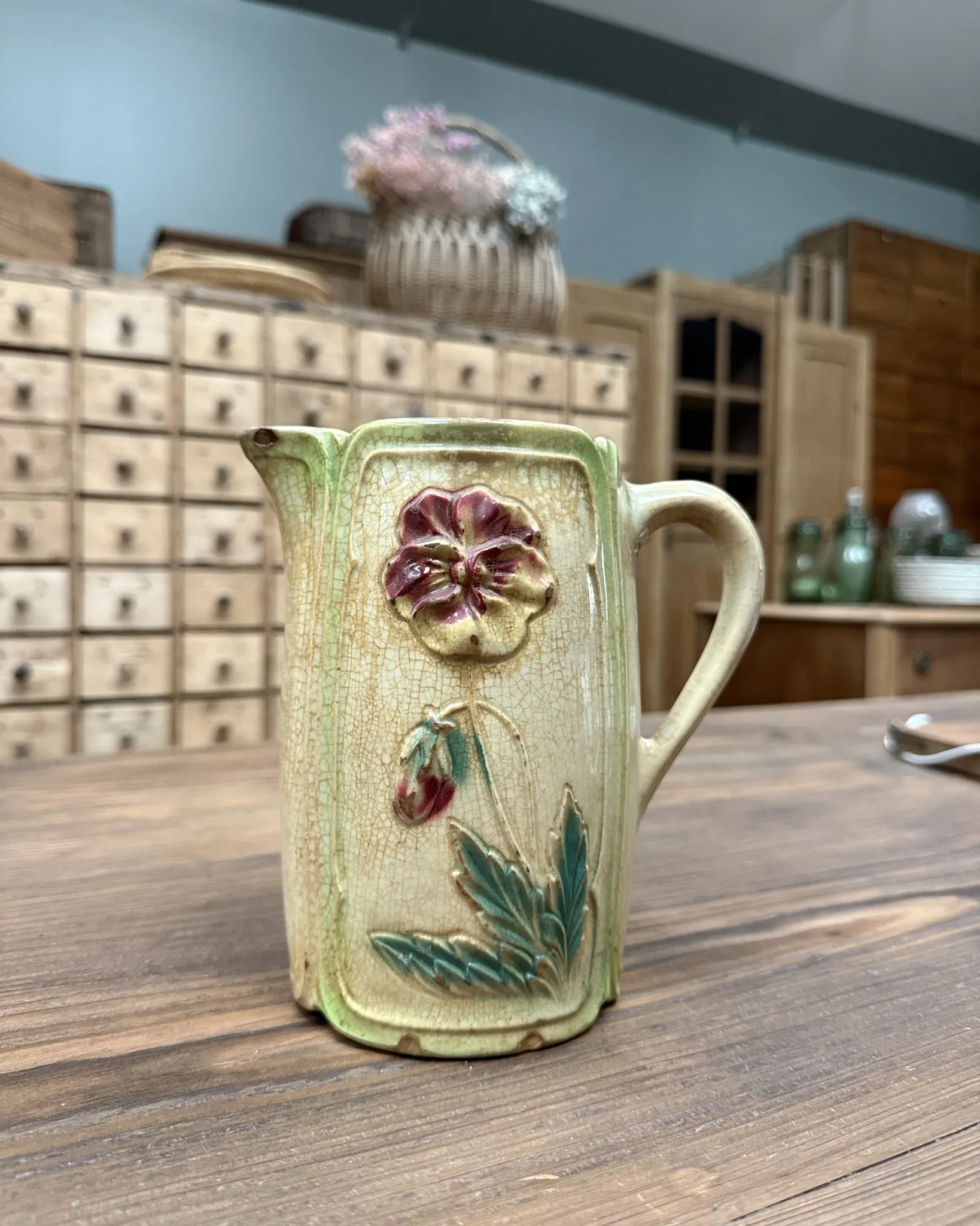 Saint Clément slipware jug