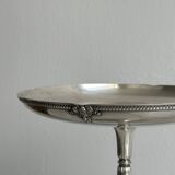 Antique silver-plated metal cup