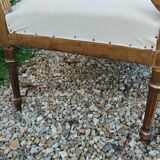 Banquette ancienne style louis xvi avec ses deux chaises