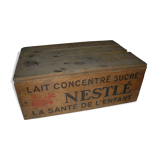 Nestle case in condensed milk wood before 1955