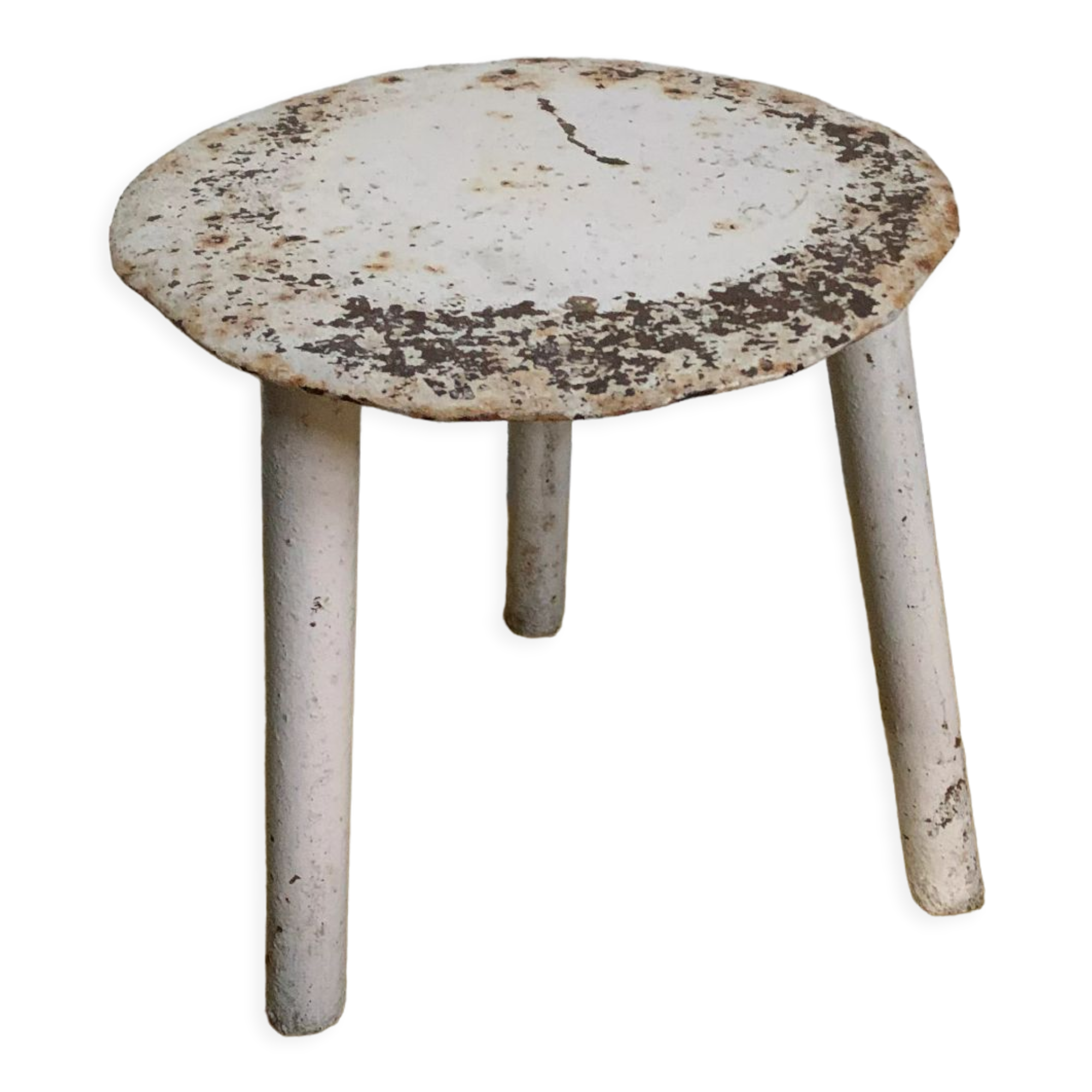 Steel tripod stool