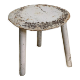 Tabouret tripode en acier