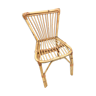 Children's chair in rattan bamboo 1960