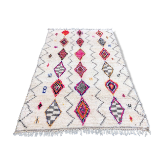 Azilal rug in wool and handmade cotton 155x245 cm